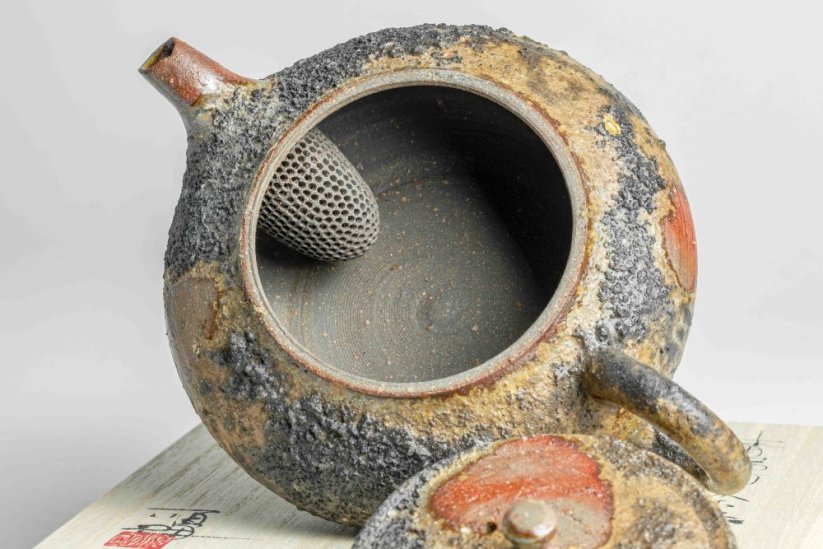 Masaaki Kobashi Yohen Kinsai Kyusu,  Gold Glazing - 130ml