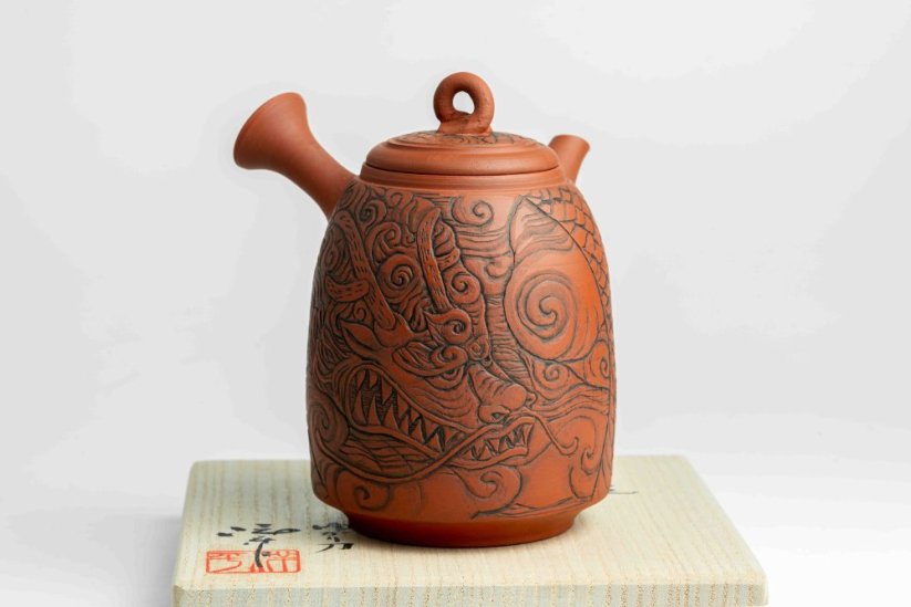 Konishi Yohei Kyusu Dragon.2 Carving - 250ml