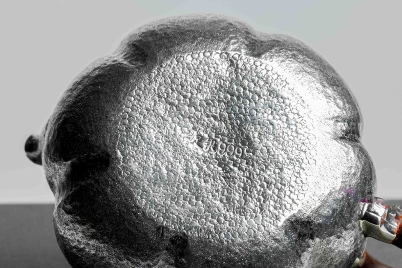 Pure Silver Hammered Tea Pot - 130ml