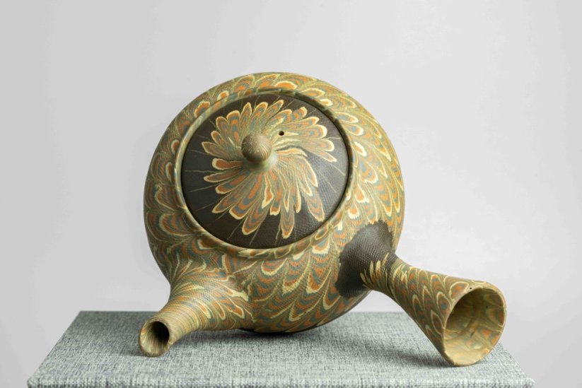 Sawada Hozan Vintage Nerikomi Kyusu - 290ml