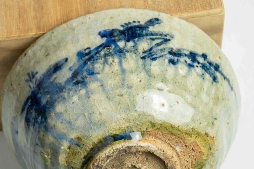 Vintage Blue Pines Chawan