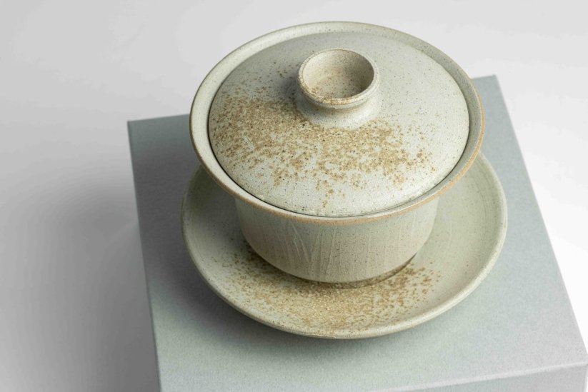 Jinshu Gaiwan White Oyster Shell - 110ml