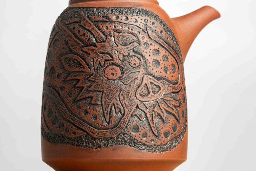 Konishi Yohei Kyusu Dragon.1 Carving - 280ml