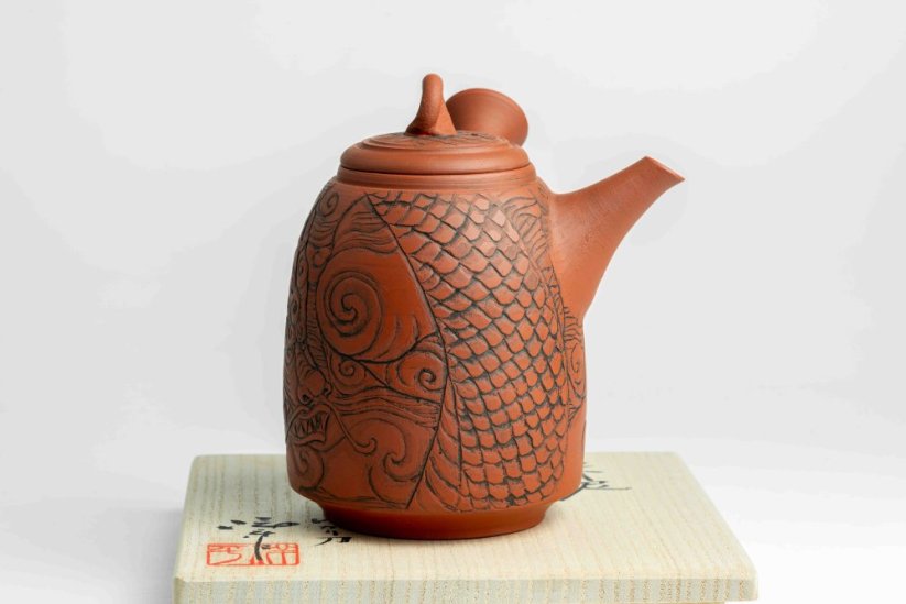Konishi Yohei Kyusu Dragon.2 Carving - 250ml
