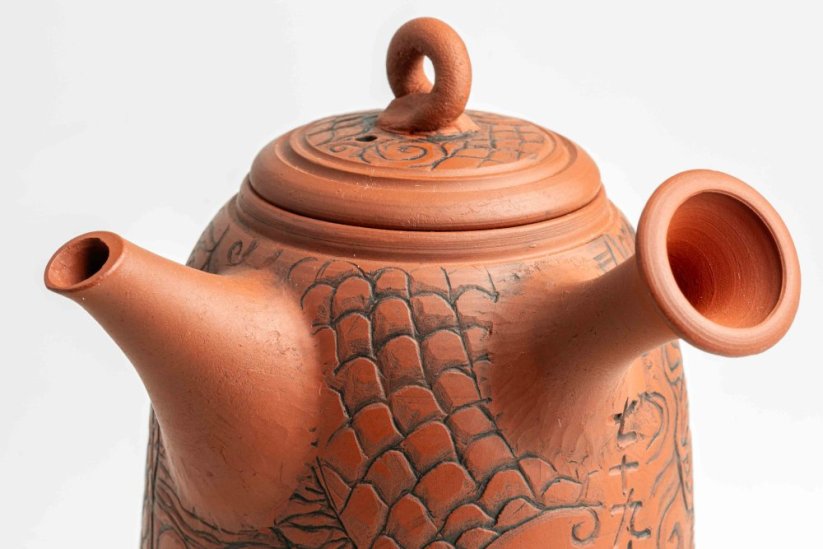 Konishi Yohei Kyusu Dragon.2 Carving - 250ml