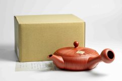 Uemura Natsue  Red Hira Kyusu - 200ml