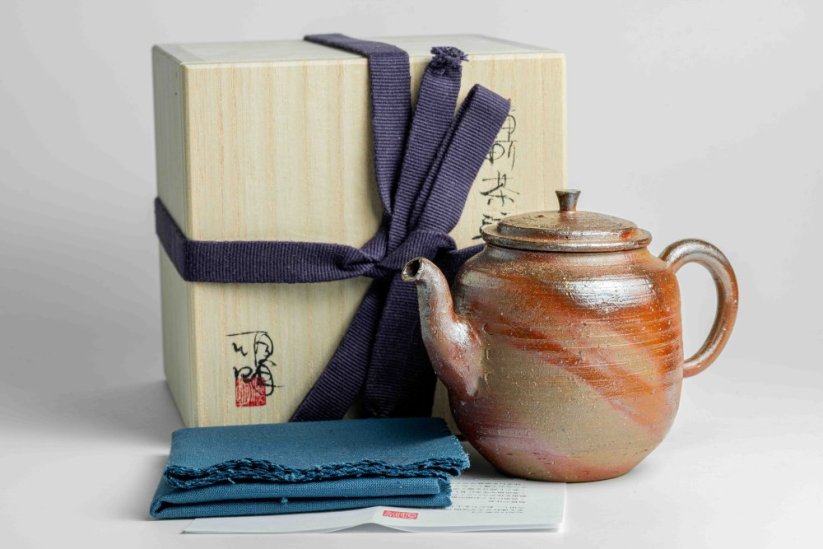 Masaaki Kobashi Bizen Hidasuki Teapot - 190ml