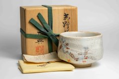 Vintage Tomatsu Manten Shino Chawan