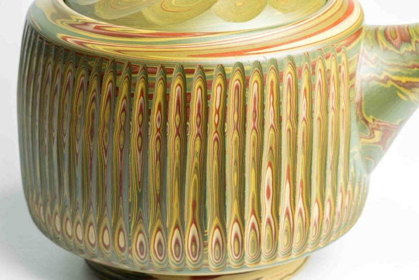 Rizen Tsuzuki Nerikomi Kyusu - 270ml