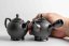 Koshin Marble Seaweed Kyusu - 130ml
