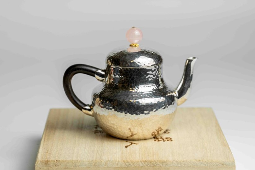 Pure Silver Si Ting Tea Pot - 70ml