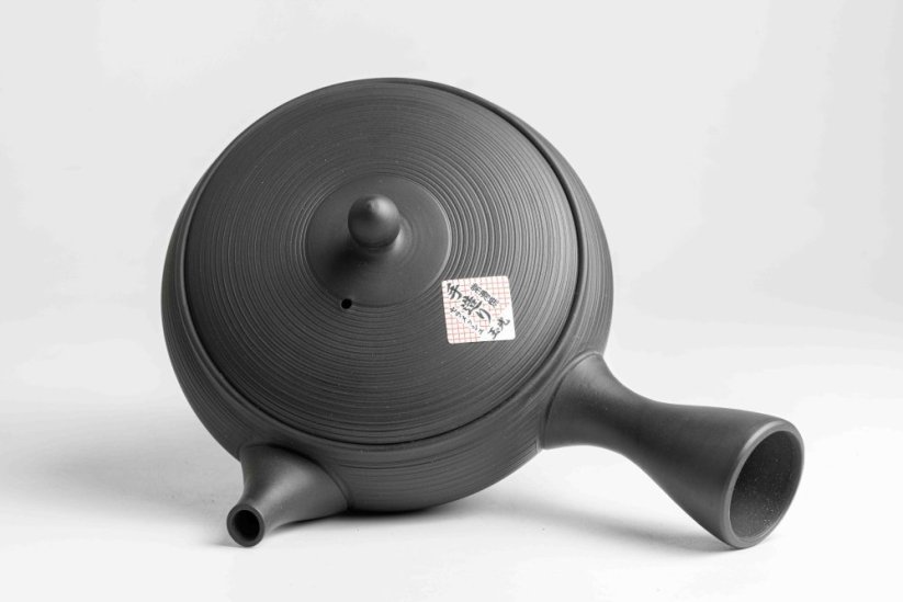 Tamamitsu Umehara Black Hira Kyusu - 230ml