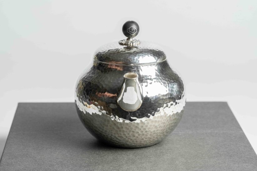 Pure Silver Hammered Tea Pot - 130ml
