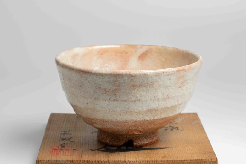 Vintage Hattori Kaname Hagi-yaki Chawan