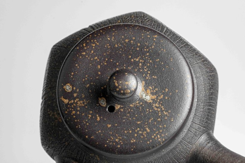 Jinshu Yohen Black Hexagonal Kyusu - 150ml
