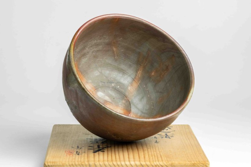 Karaoke Hotoku Vintage Bizen Chawan