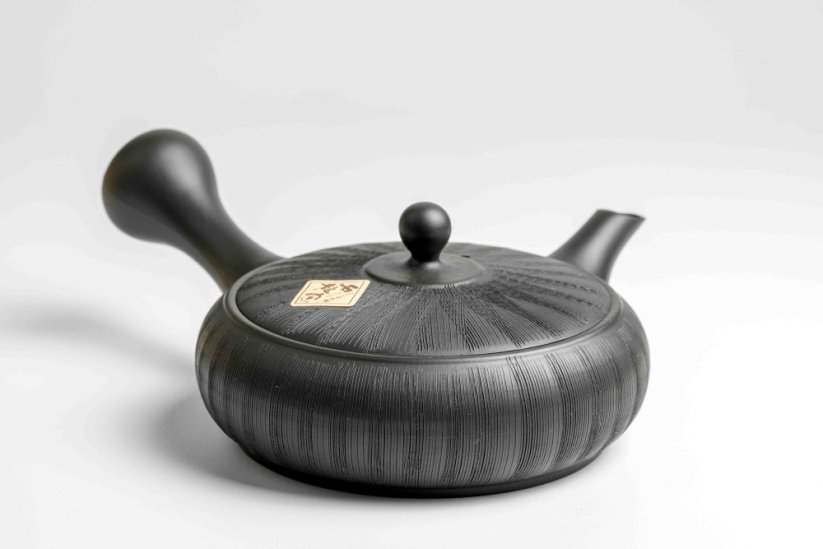 Uemura Natsue  Black Hira Kyusu - 200ml