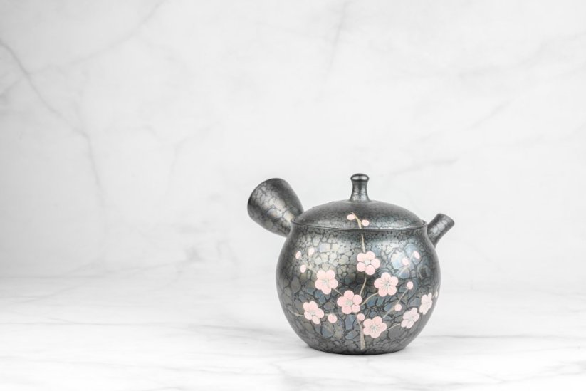 Shoryu Tenmoku Ume Kyusu - 200 ml