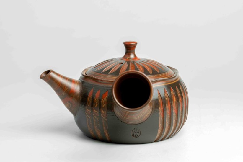 Shunzan Umehara Nerikomi Kyusu - 240ml