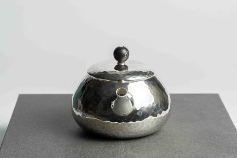 Pure Silver Hammered Tea Pot - 80ml