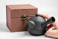 Seiho - Tsuzuki Takao - Black Momiji Kyusu - 240 ml