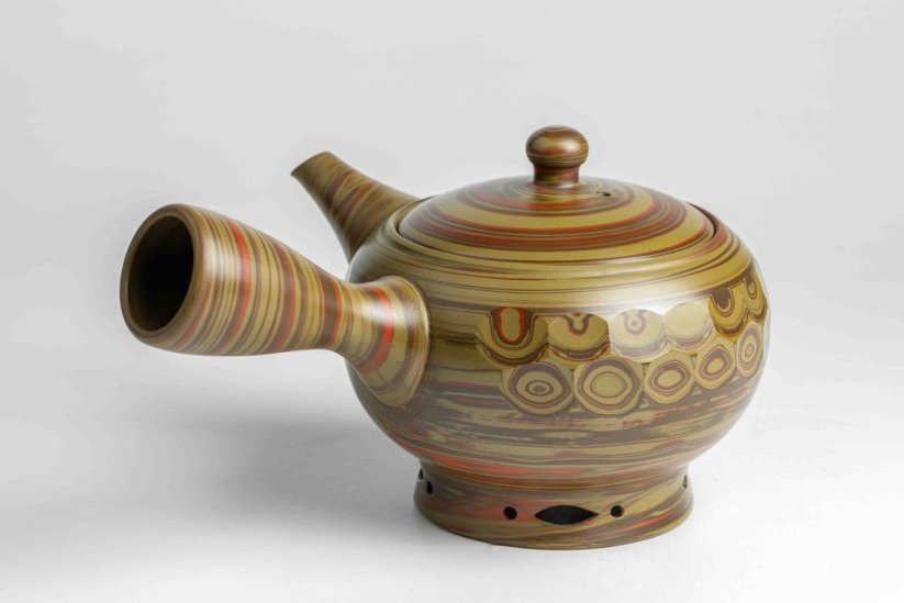 Yamano Gesso Nerikomi Kyusu - 240ml