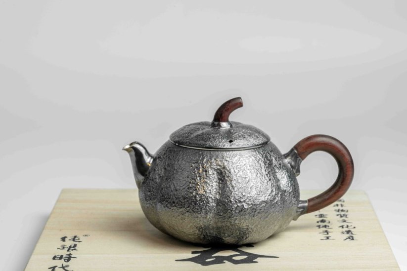 Pure Silver Black Pumpkin Tea pot - 120ml