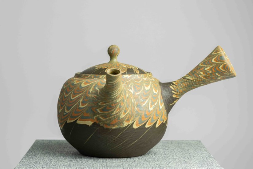 Sawada Hozan Vintage Nerikomi Kyusu - 290ml