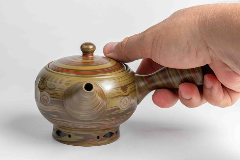 Yamano Gesso Nerikomi Kyusu - 240ml
