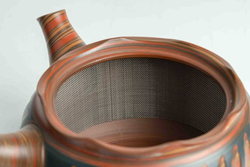 Shunzan Umehara Nerikomi Kyusu - 250ml