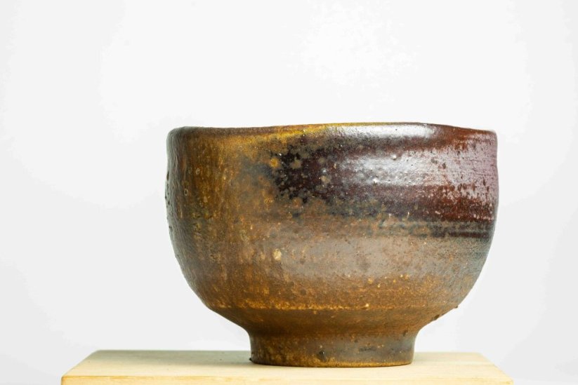 Vintage Katsuya Matsumoto Bizen-yaki Chawan