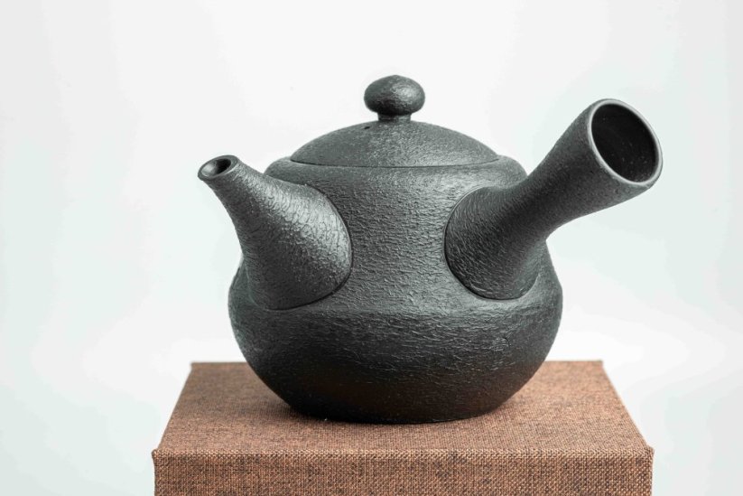 Seiho - Tsuzuki Takao - Black Momiji Kyusu - 240 ml