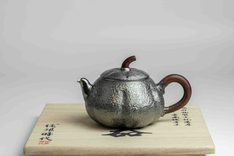 Pure Silver Black Pumpkin Tea pot - 120ml