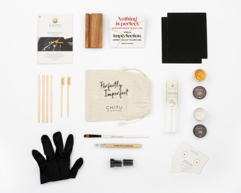 Kintsugi Bio Repair Kit: Gold & Silver