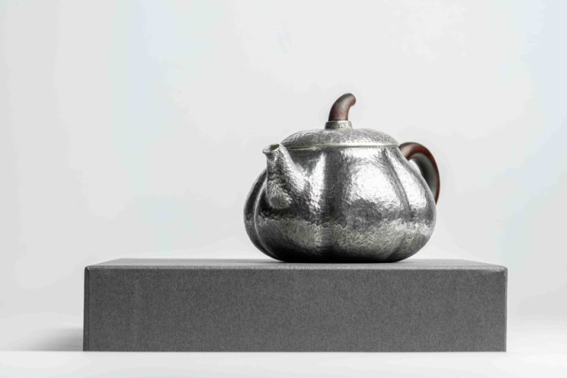 Pure Silver Hammered Tea Pot - 130ml