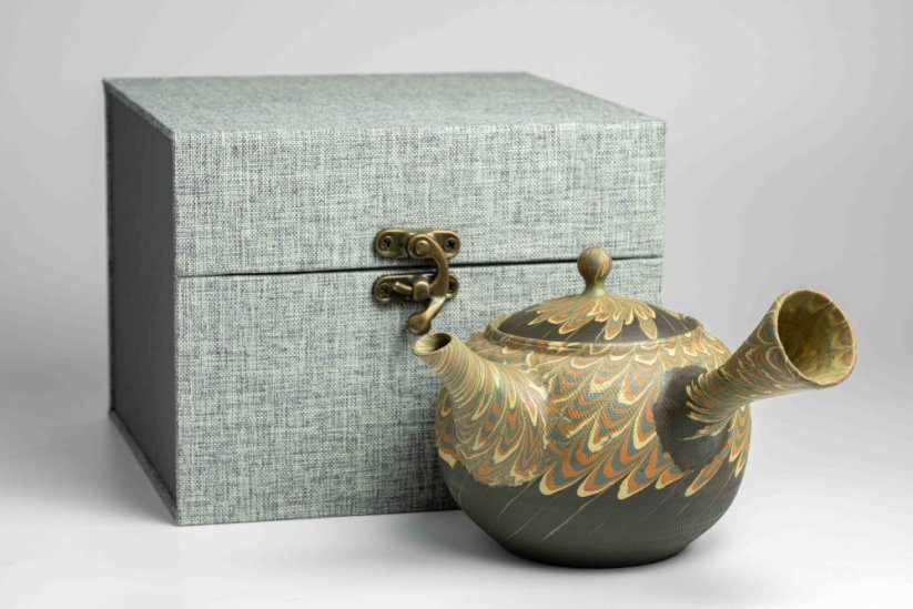 Sawada Hozan Vintage Nerikomi Kyusu - 290ml