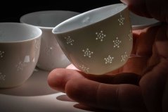 Radka Linhartova Snow Flakes Tea Cup - 60ml