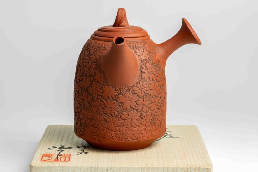 Konishi Yohei Kyusu Flower Carving - 250ml