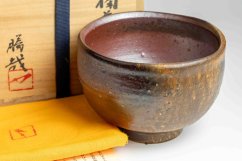 Vintage Katsuya Matsumoto Bizen-yaki Chawan