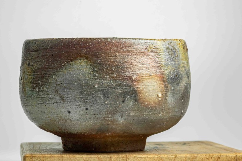 Vintage Tozan Mori Bizen-yaki Chawan