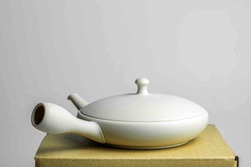 Junzo Maekawa White Hira Kyusu - 120ml