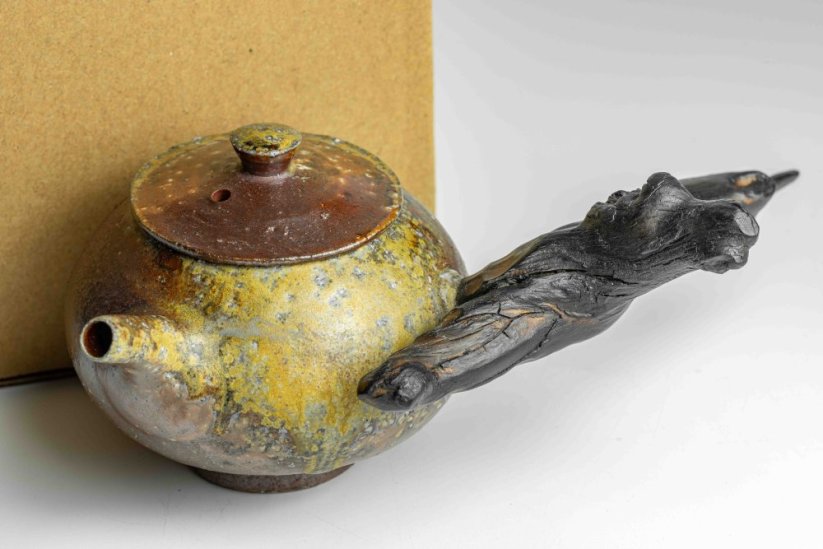 Jonathan Steel Anagama Wood Handle Kyusu no.2 - 160ml