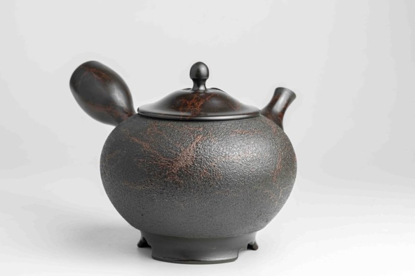 Koshin Marble Seaweed Kyusu - 230ml