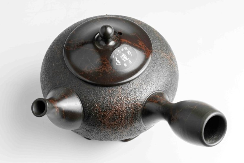 Koshin Marble Seaweed Kyusu - 230ml