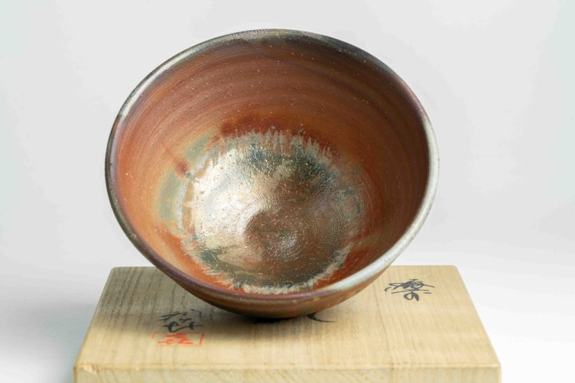 Ando Hiro Hidasuki Bizen Vintage Chawan