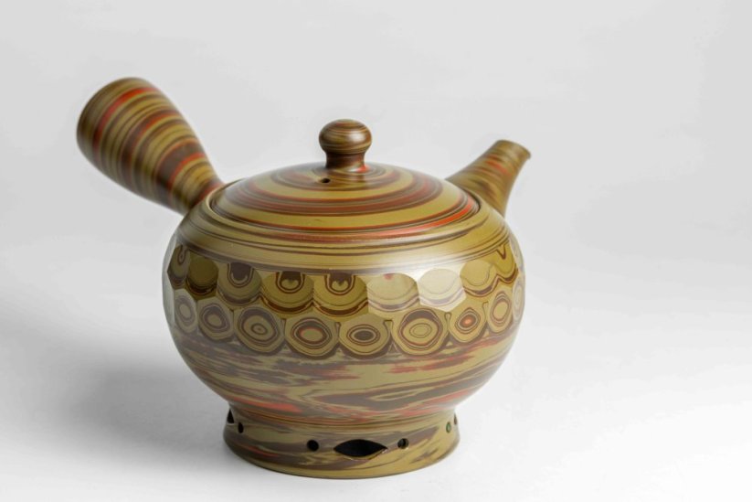 Yamano Gesso Nerikomi Kyusu - 240ml