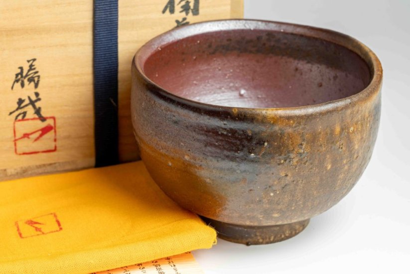 Vintage Katsuya Matsumoto Bizen-yaki Chawan