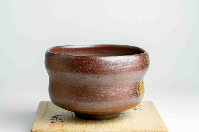 Taizan Gama Bizen Vintage Chawan