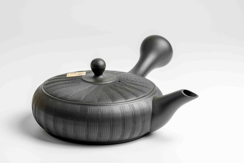 Uemura Natsue  Black Hira Kyusu - 200ml