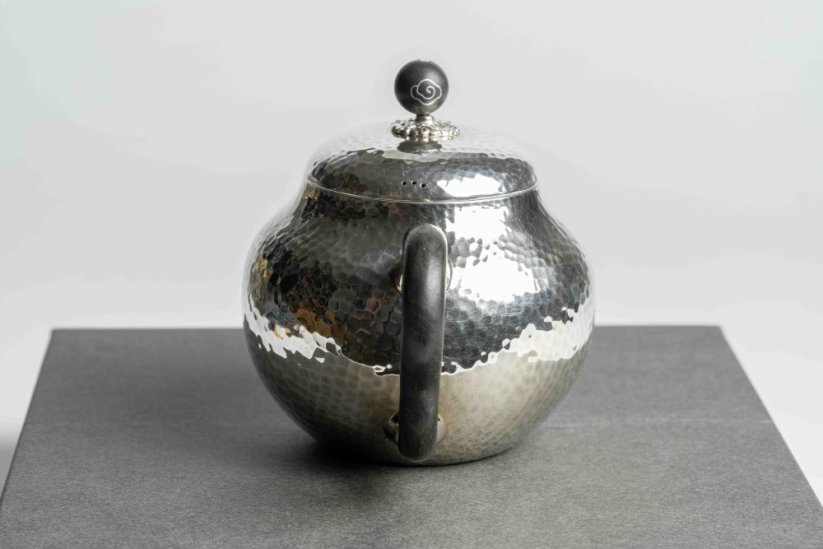 Pure Silver Hammered Tea Pot - 130ml